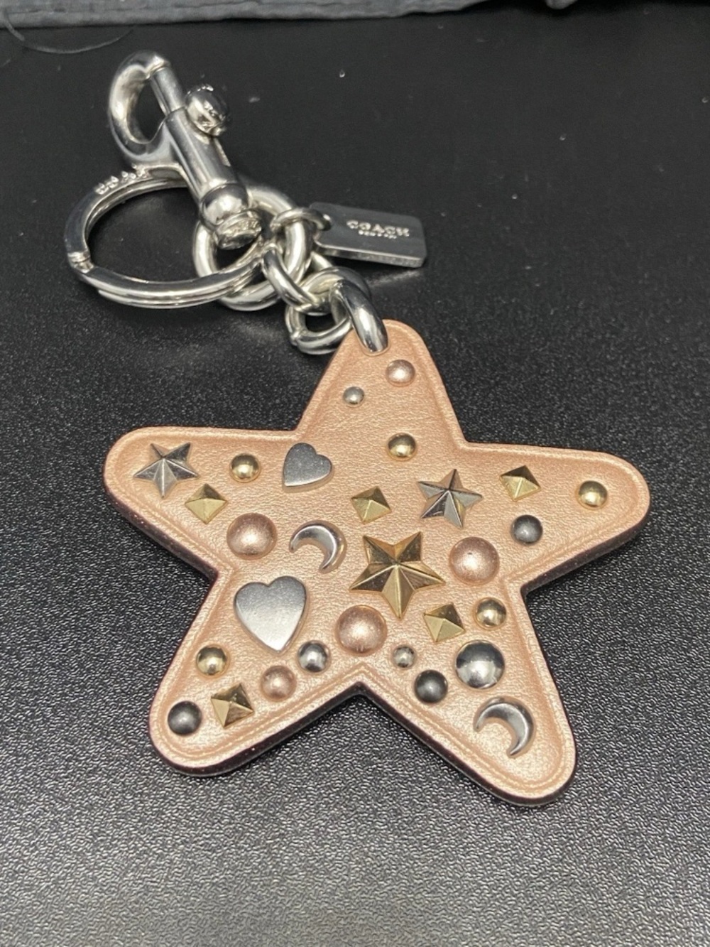 Coach Celestial Star Bag Charm EUC